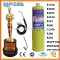 mapp gas cylinder with welding hand torch